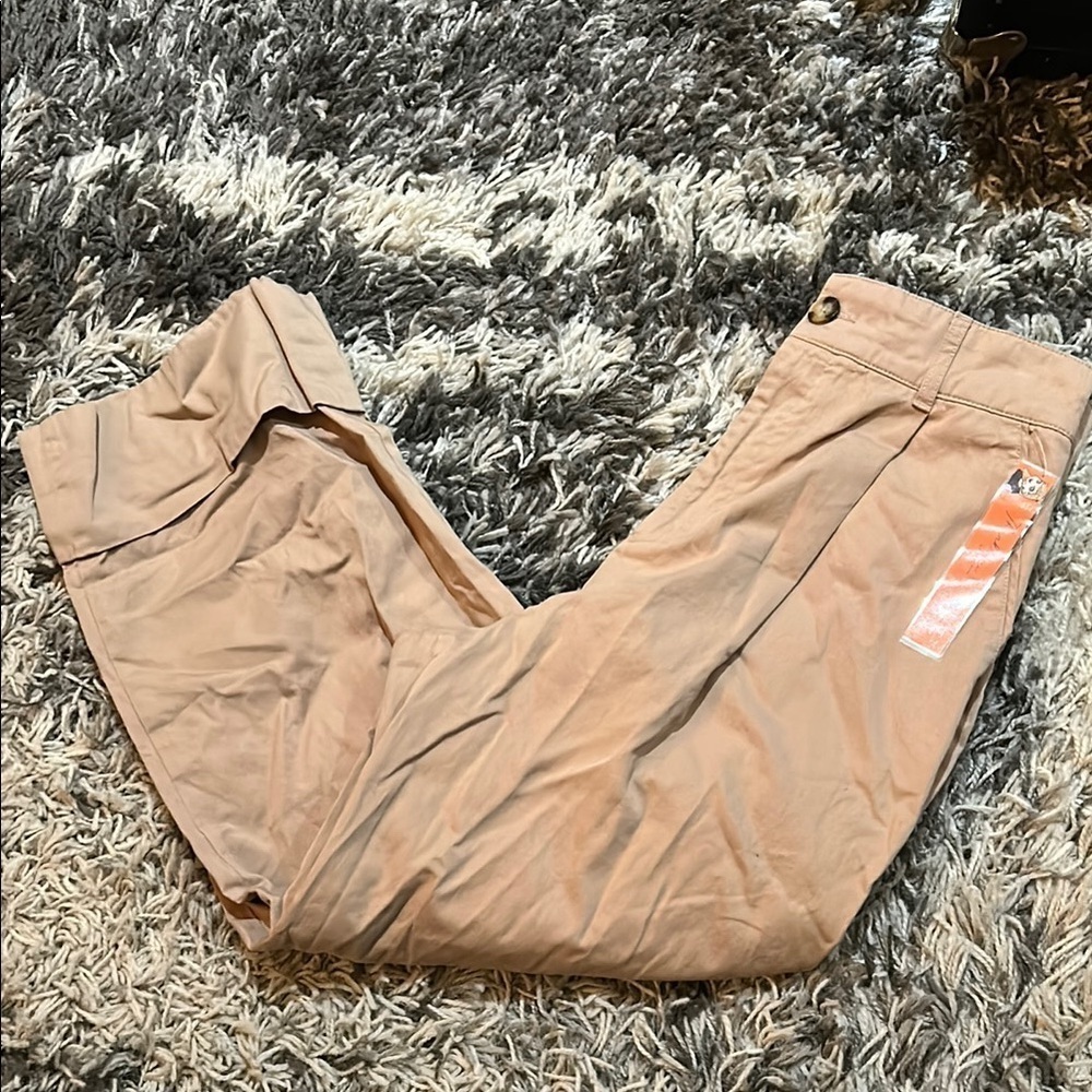 Club Monaco Tan Chinos Casual Cotton Blend